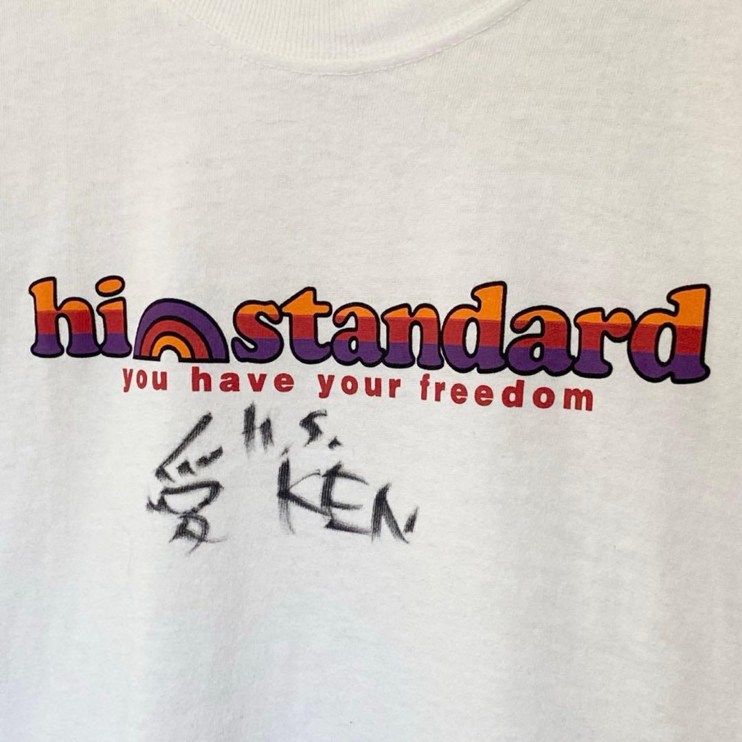 【90's】 hi-standard 1999 横山 健 サイン入り Tee