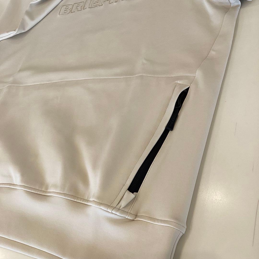 新品　BRIEFING MS BIG BEAT HOODIE ベージュ