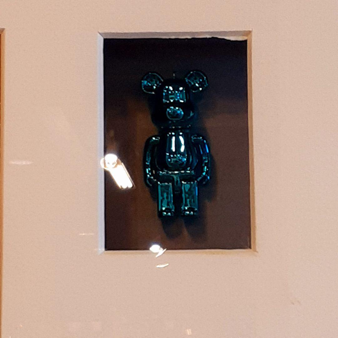 輸入雑貨　希少　ベアブリック　フィギア入り　特殊アートパネル