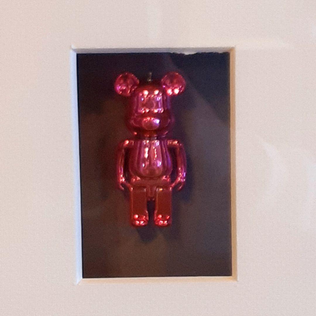 輸入雑貨　希少　ベアブリック　フィギア入り　特殊アートパネル