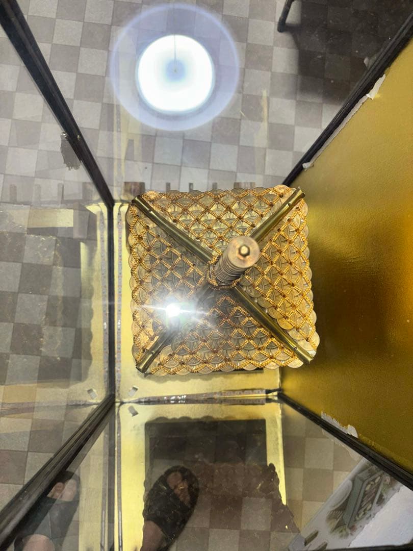 金閣寺模型 金色 金属製