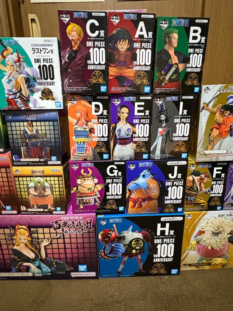 ワンピース 一番くじ　フィギュアまとめ　ワノ国　赤鞘九人男　vol.100