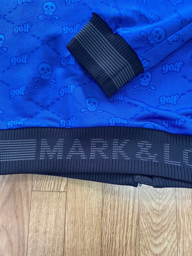 新品正規品【MARK&LONA/L】ストレッチトラックジャケットスカル柄