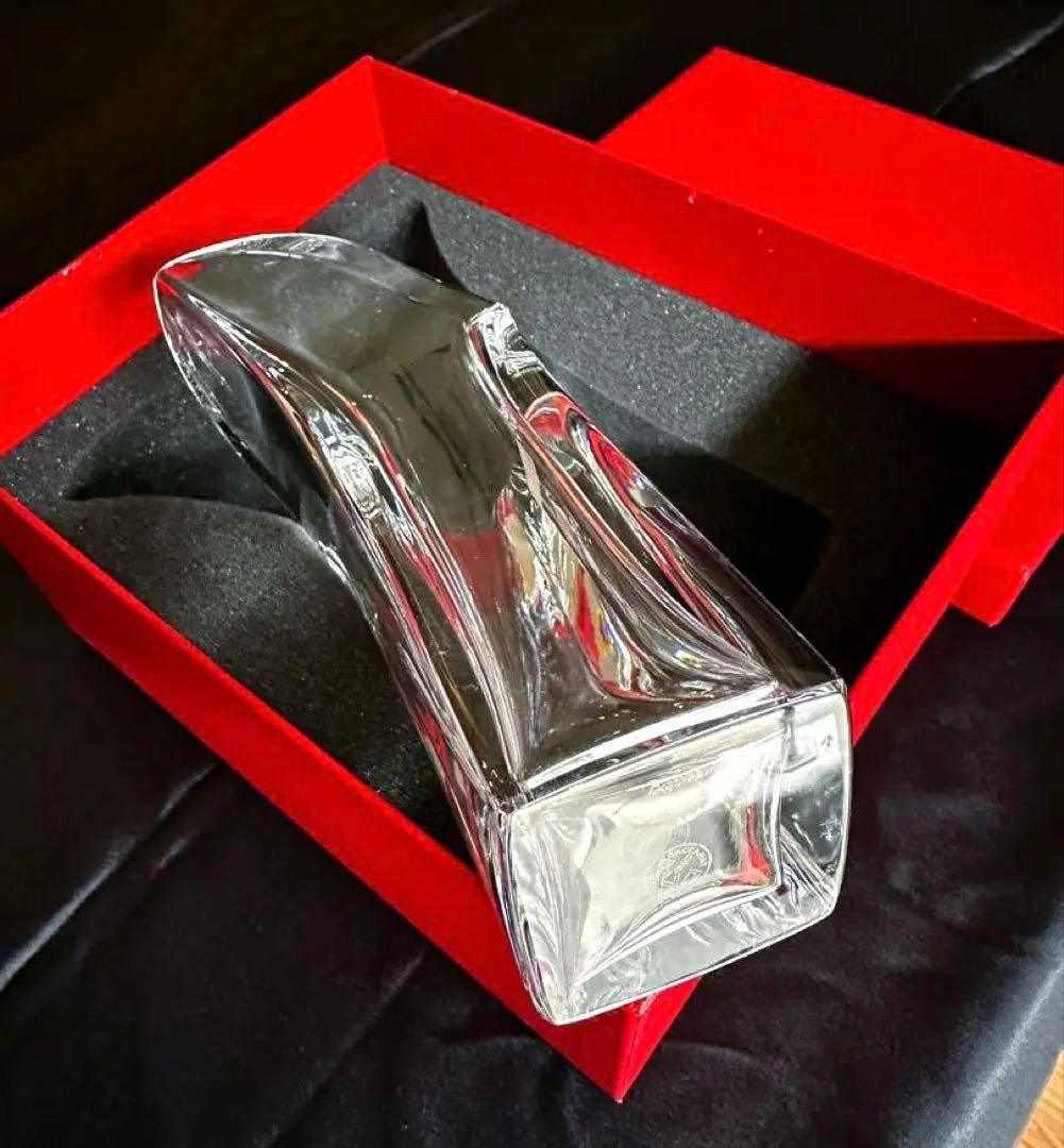 Baccarat ジェネロ　サイト　ベース　ほぼ未使用　クリスタルガラス 花器