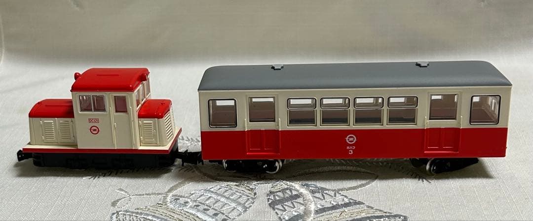 TOMYTEC 想い出の尾小屋鉄道2両セット×2点 動力化済み　ナローゲージ