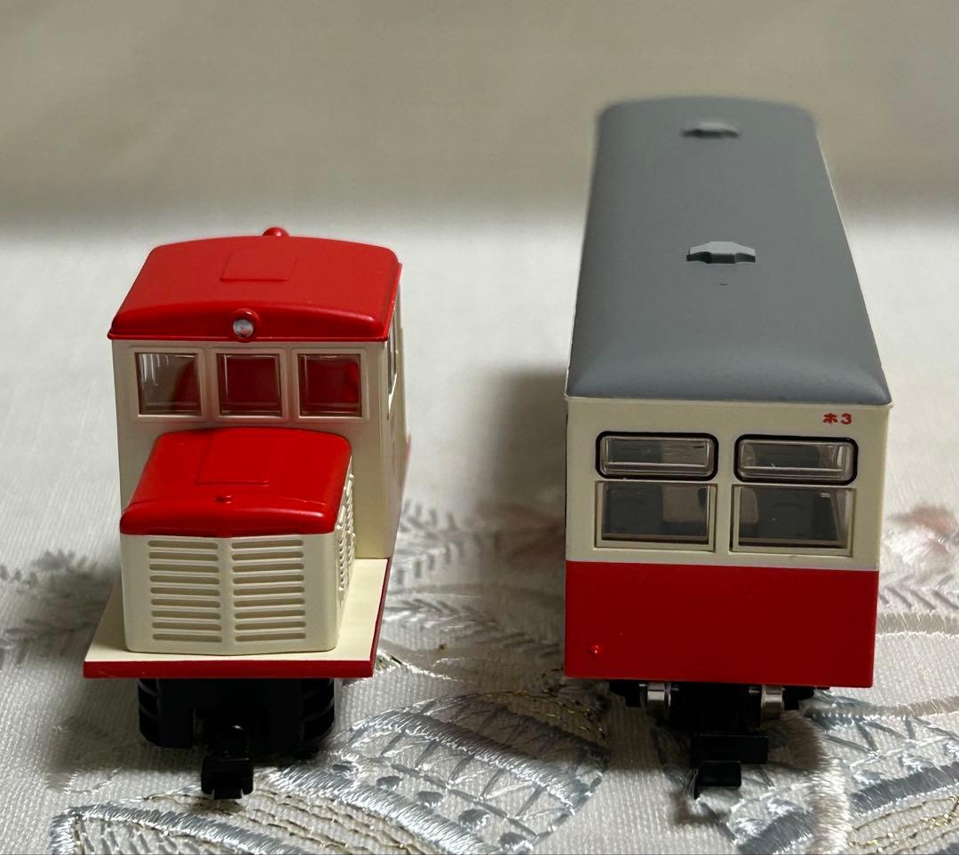TOMYTEC 想い出の尾小屋鉄道2両セット×2点 動力化済み　ナローゲージ