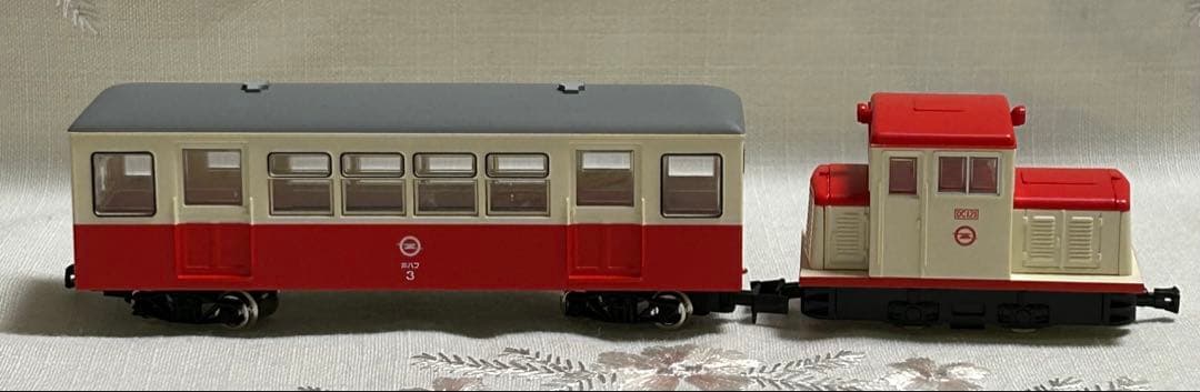 TOMYTEC 想い出の尾小屋鉄道2両セット×2点 動力化済み　ナローゲージ