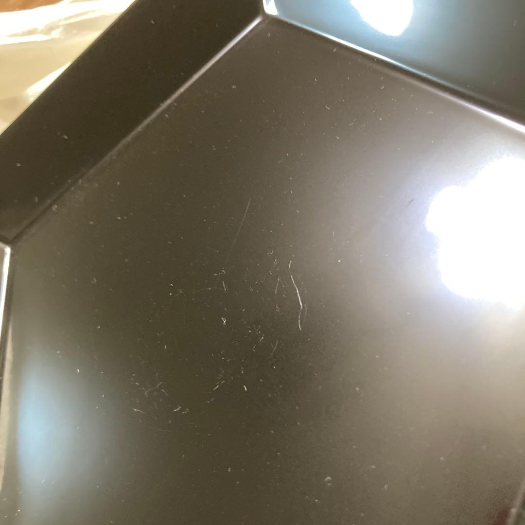 本漆塗　五角盆