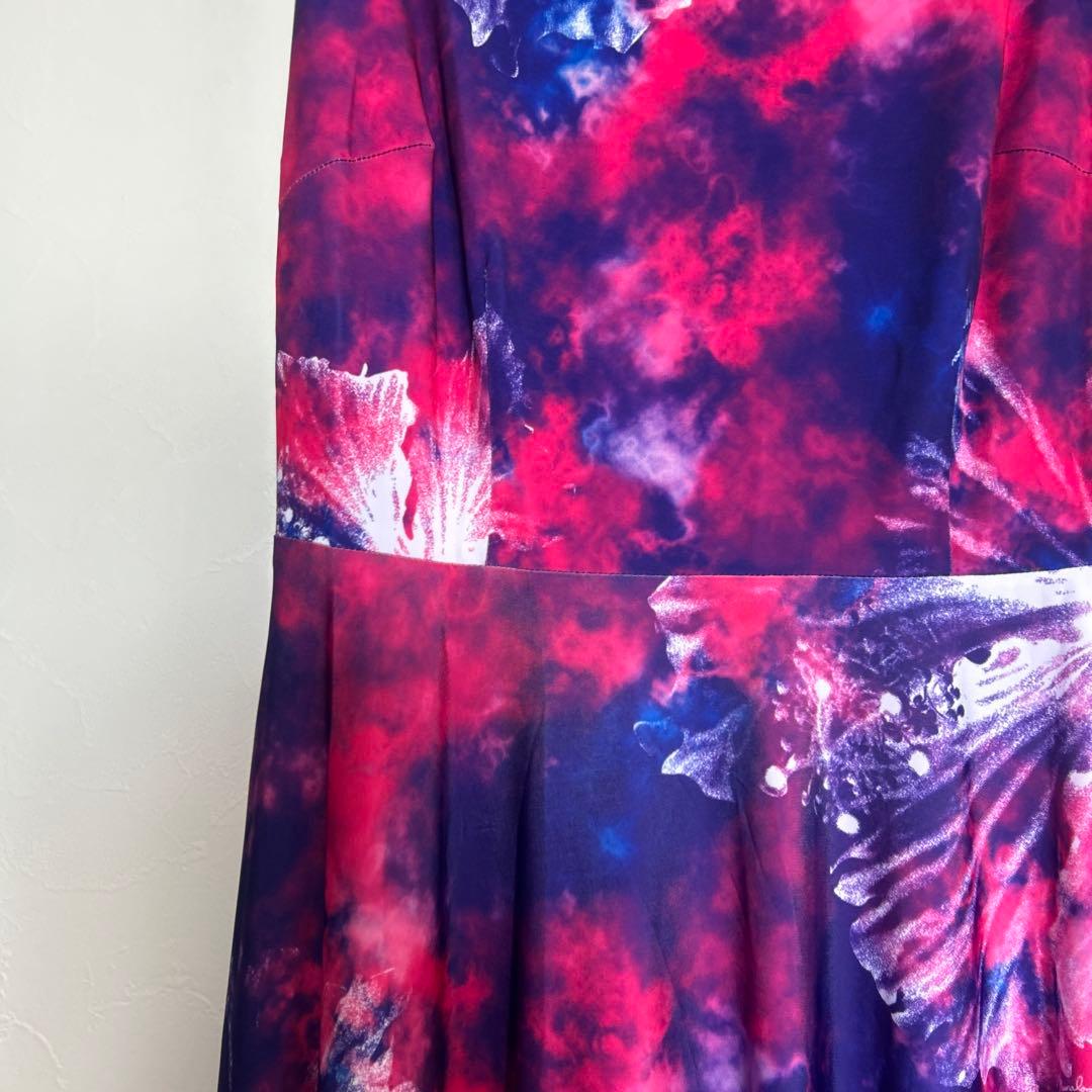 フラダンス　ドレス　ワンピース　マウナロア　ストレッチ素材　ムームー　1003