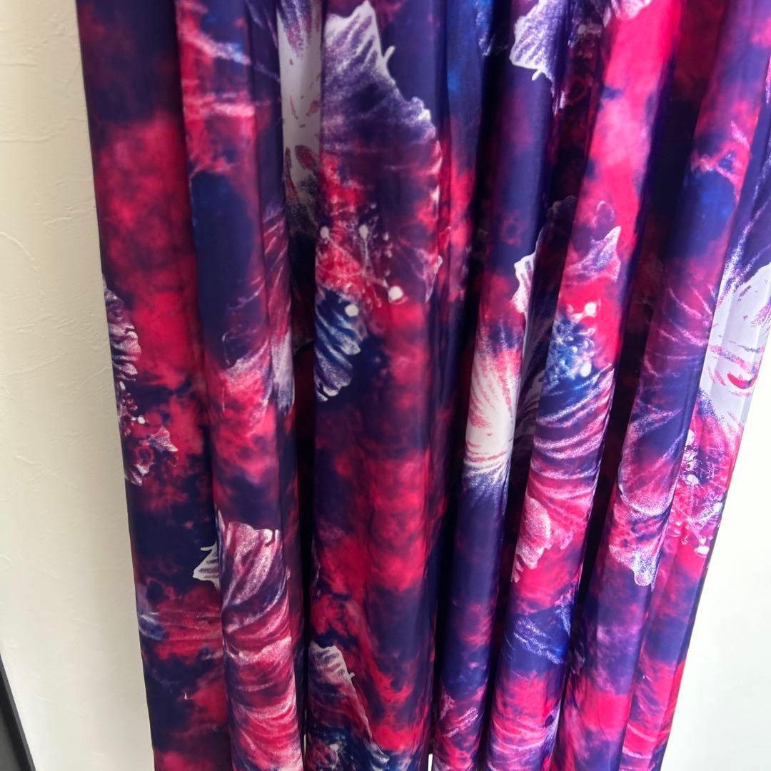 フラダンス　ドレス　ワンピース　マウナロア　ストレッチ素材　ムームー　1003