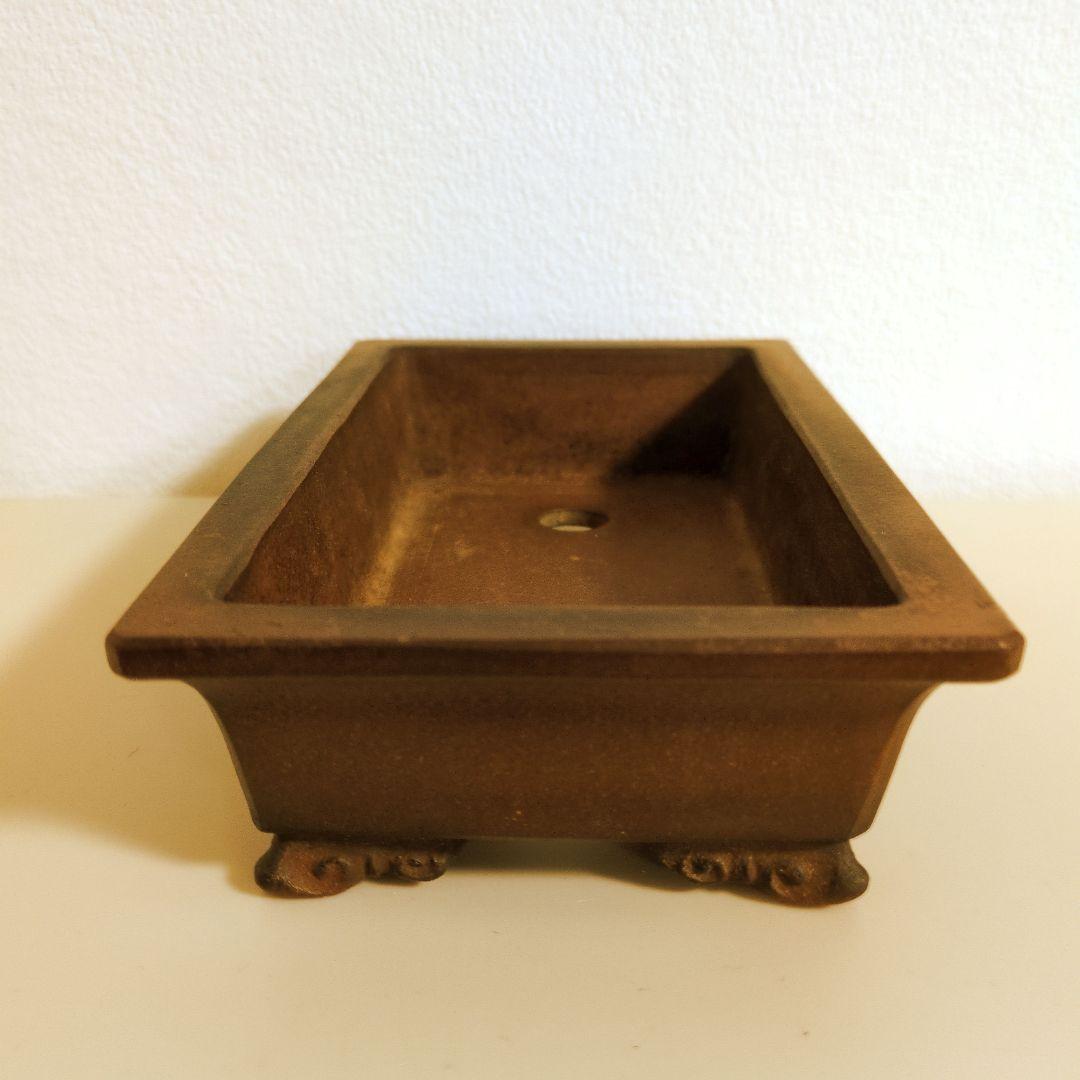 山*己様 阿曼陀室　紫泥　盆栽鉢