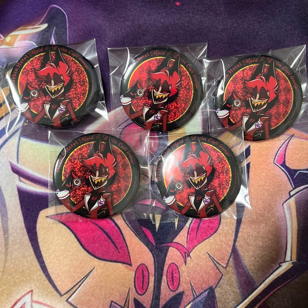 アニメイトカフェ アラスター 缶バッジ 5個セット