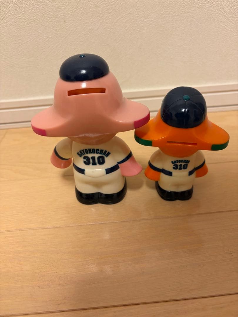 非売品レトロ　サトちゃんサトコちゃん　MLB マリナーズ大型貯金箱　バンク
