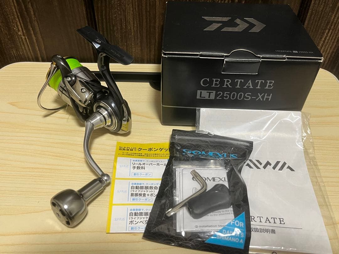 【美品】Daiwa 19CERTATE LT2500S-XH スピニングリール