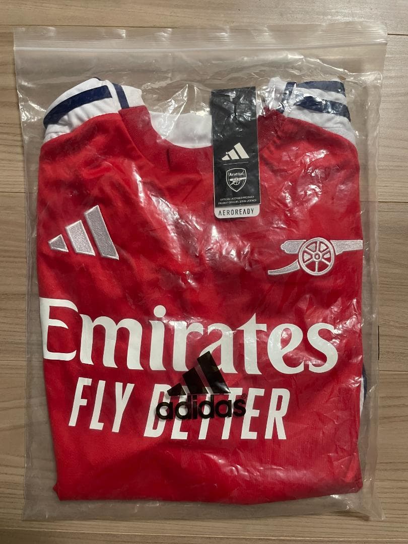 アーセナル冨安ユニ（赤・新品未使用・タグ、袋付き）