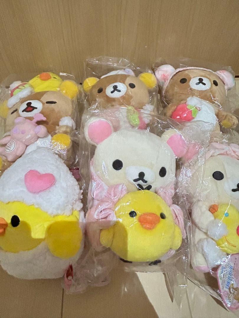 リラックマ ぬいぐるみ 6体セット