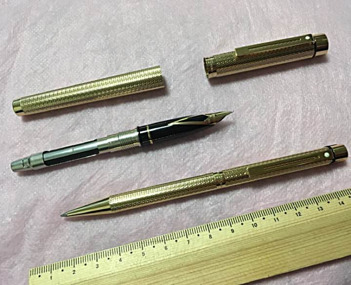 ビンテージ 未使用！ 14K シェファー 万年筆&ボールペン セット