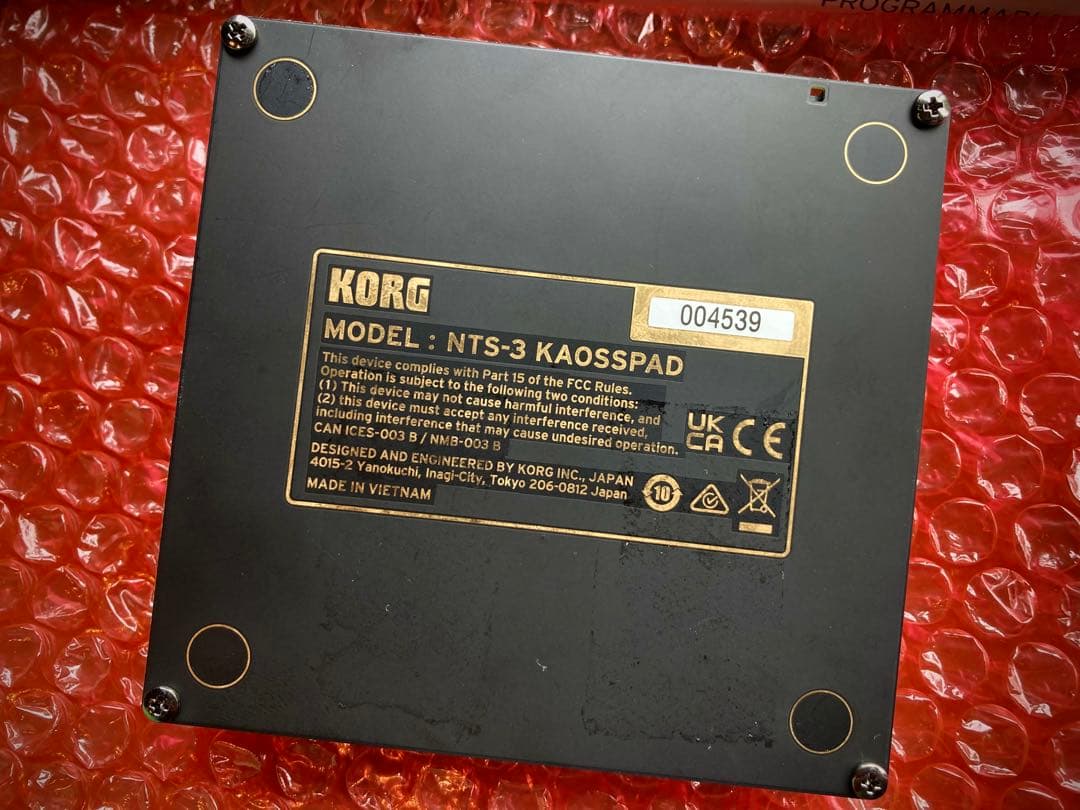 KORG NTS-3 kaoss pad kit 組み立て済 カオスパッド