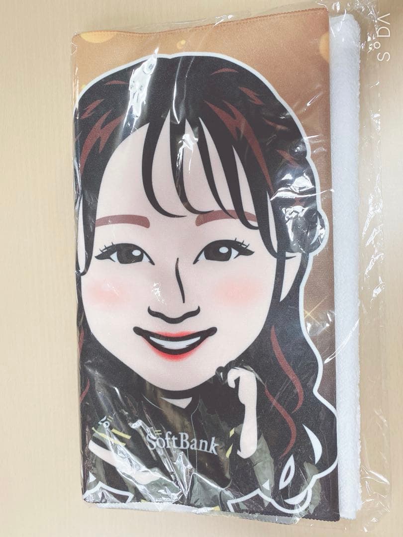 若鷹ガチャ ホークス ハニーズ YUNA タオル