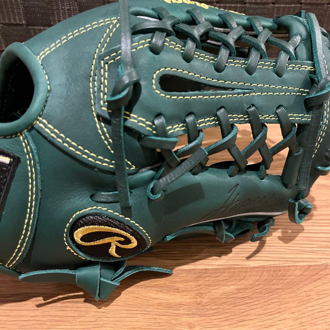 新品 値下げ中軟式少年用ローリングスJr.ハイパーテック ダークグリーン