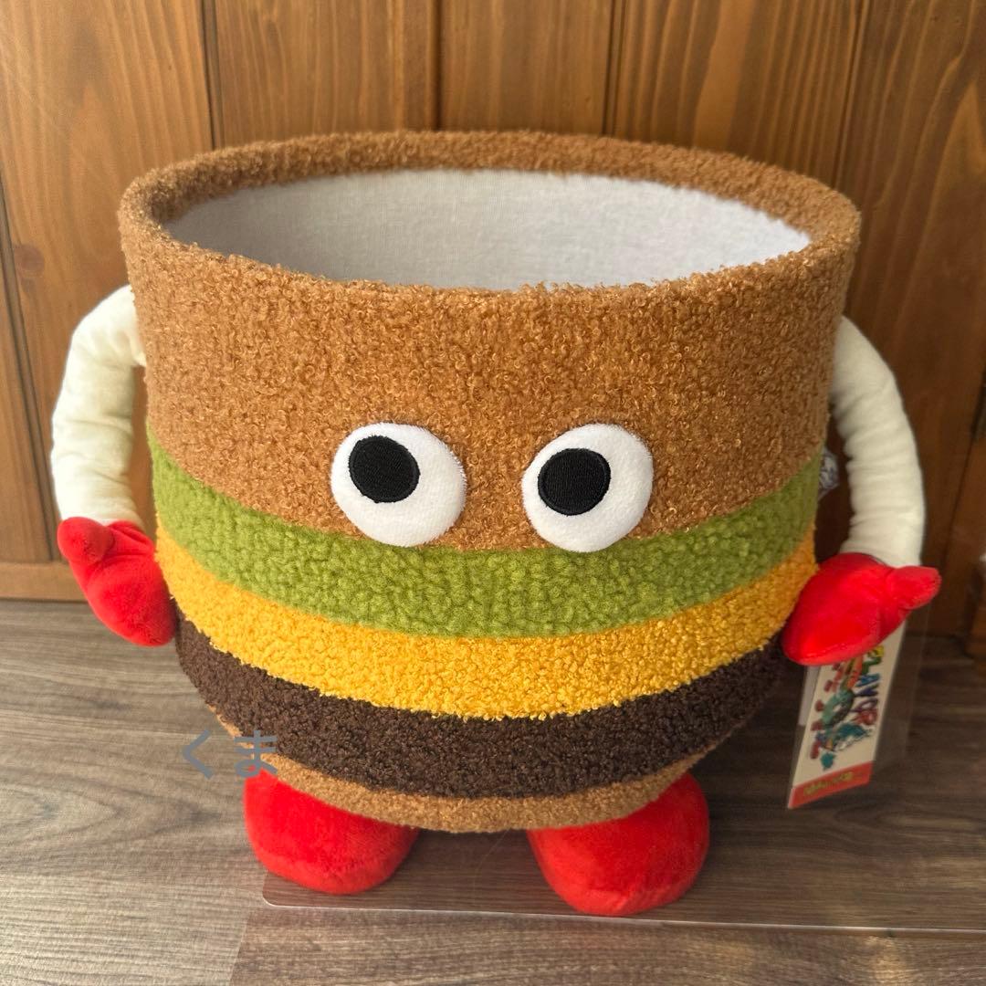 ニコアンド ×FLAVORS コラボ スタンドバスケット ハンバーガー 新品