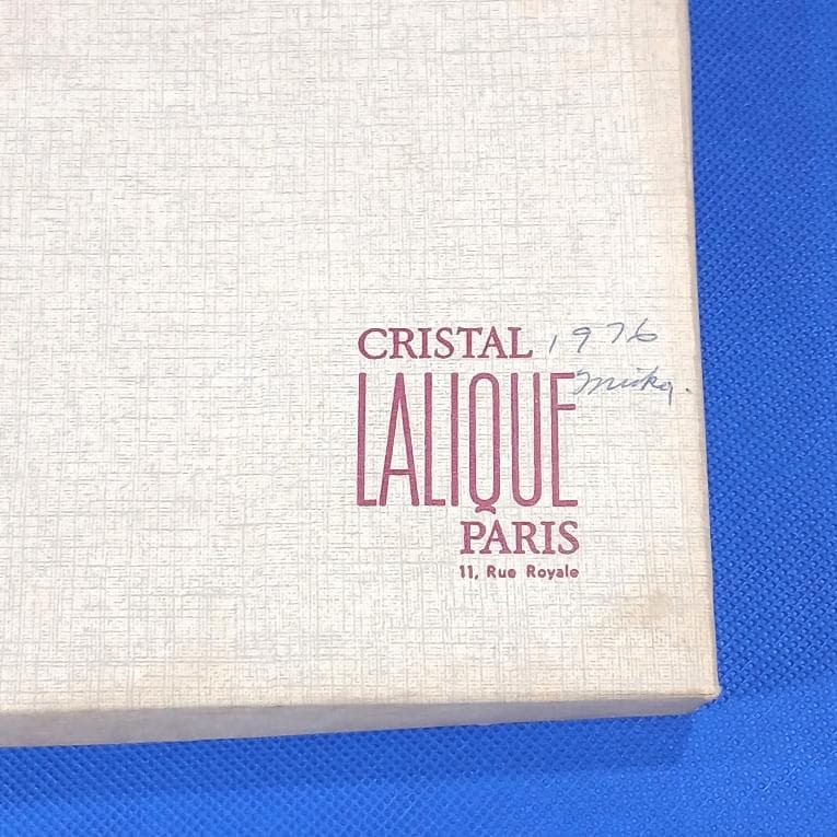 ラリック イーグル 鷲 イヤープレート クリスタルガラス 飾り皿 アンティーク