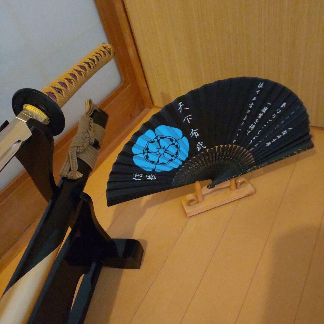 模造刀／織田信長モデル／刀台座&扇子セット