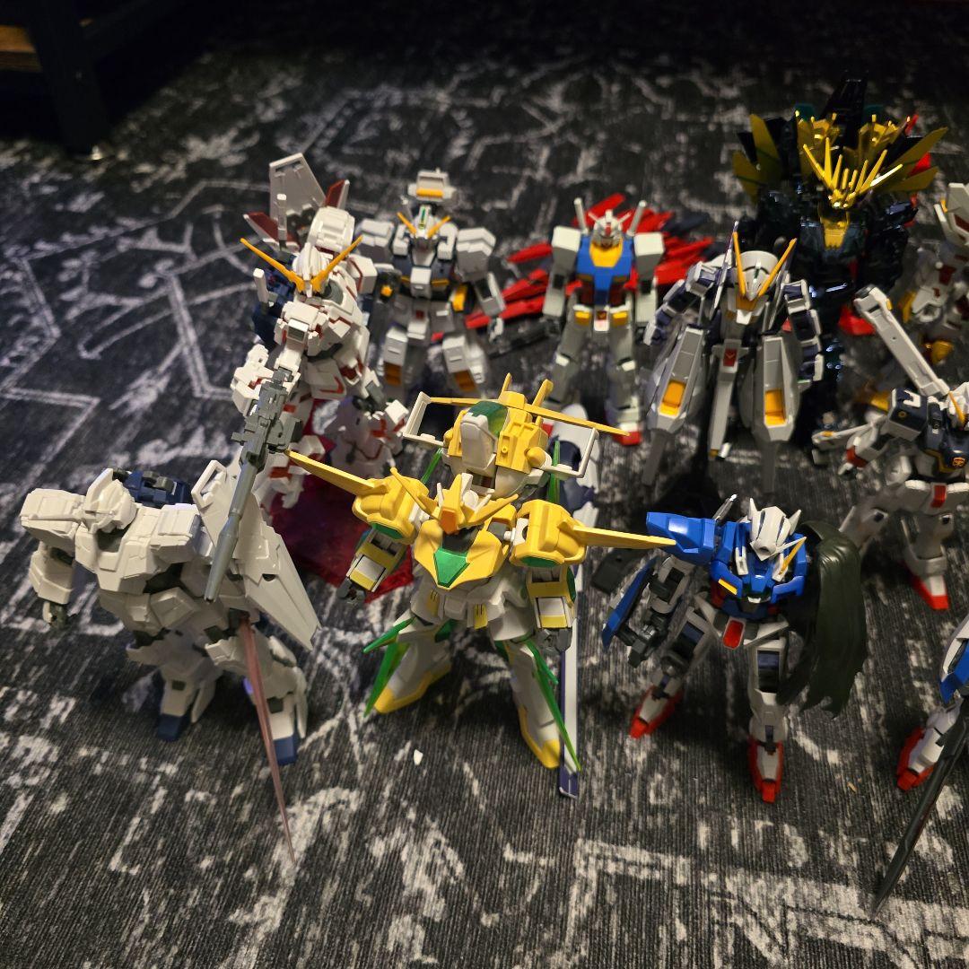ガンプラ完成品 まとめ売りセット（RG・HG中心）
