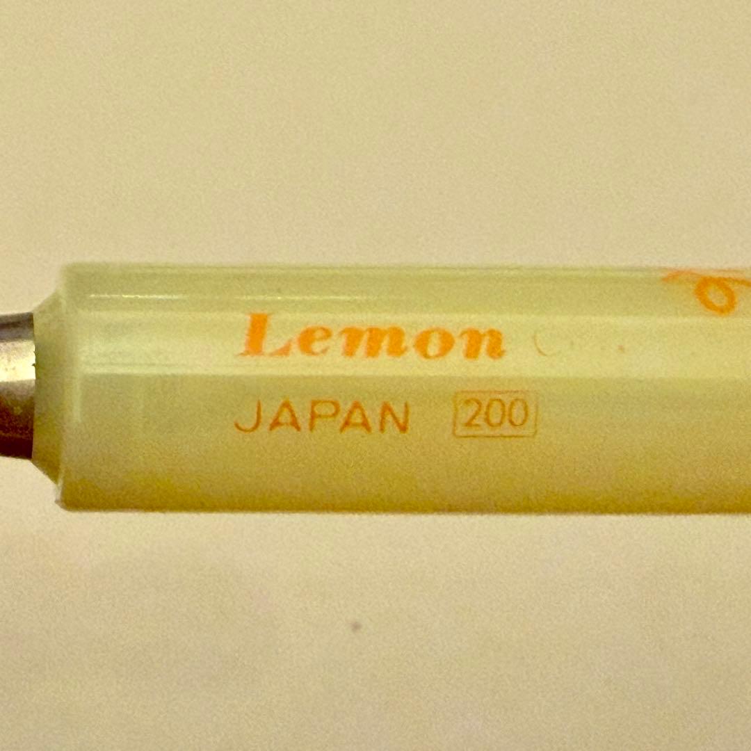 Lemon 注射器型シャープ　レトロ 80年代　ファンシー　日本製　昭和
