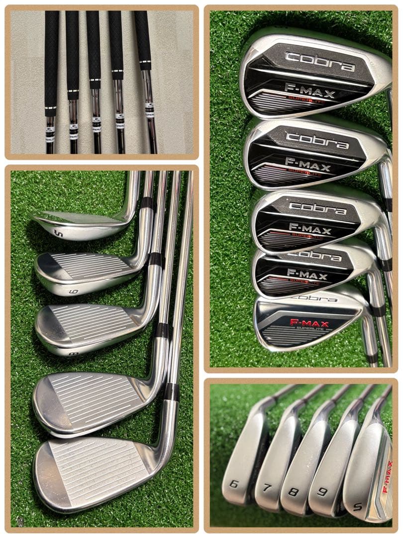 貴重！コブラCOBRA FMAXクラブセット9本タイトリストバッグ付