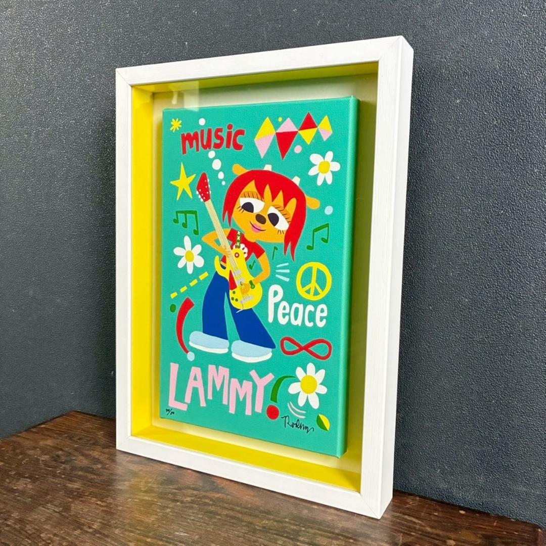 【最終値下げ】美品 ロドニー・A・グリーンブラット「Lammy〜」版画 保証書有