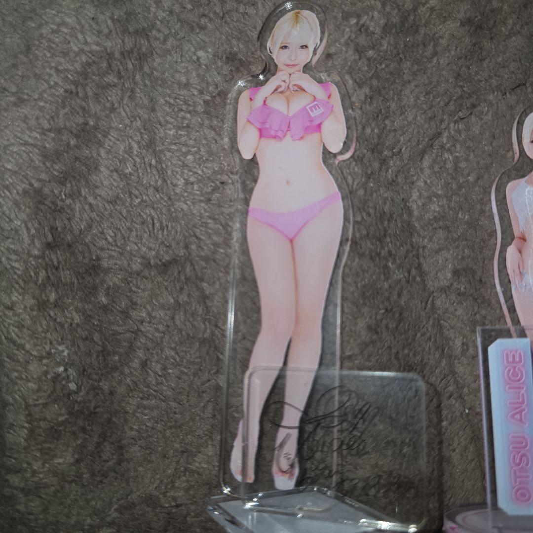 乙アリス　ビキニ　アクリルスタンドフィギュア　3種類セット　セクシー女優