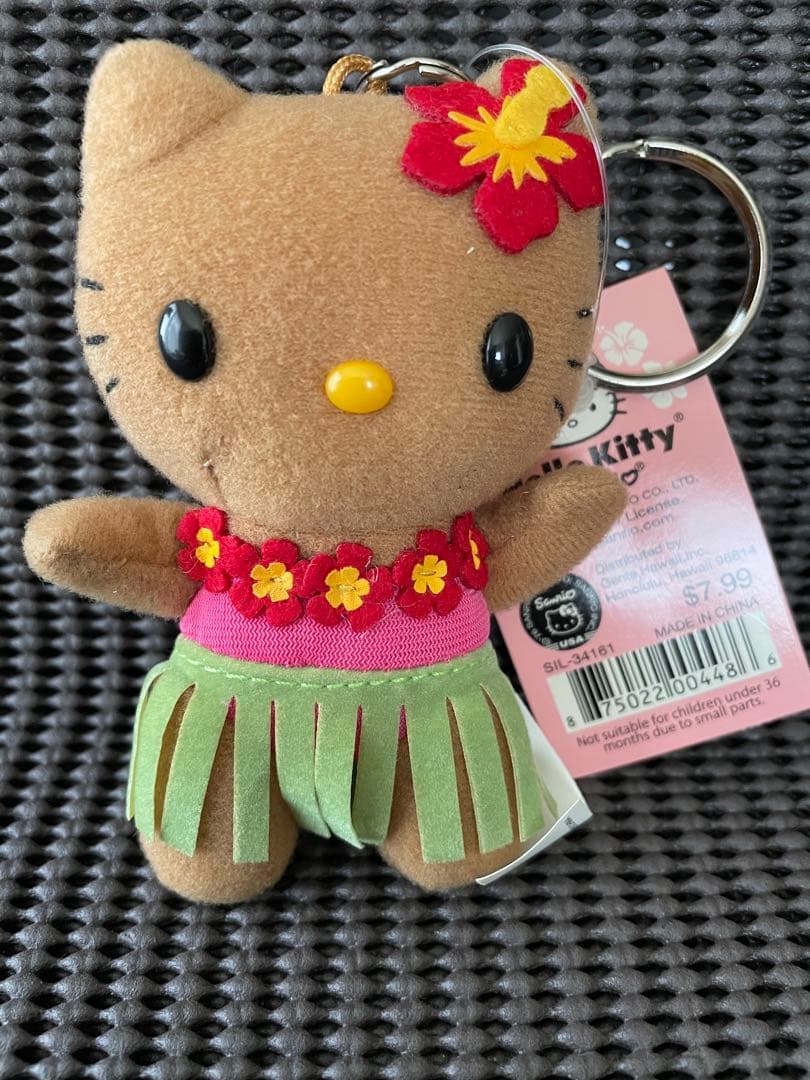 ハワイ限定 ご当地 ハローキティ ガングロ ぬいぐるみ