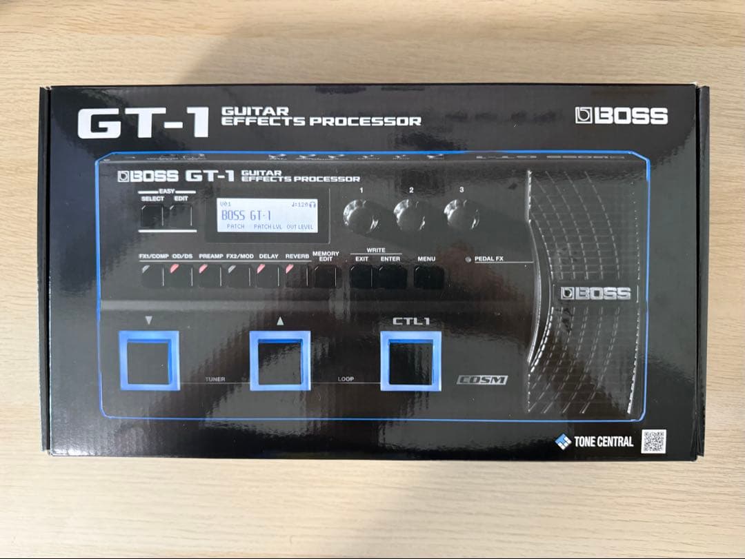 BOSS GT-1 マルチエフェクター（電源アダプタ付）