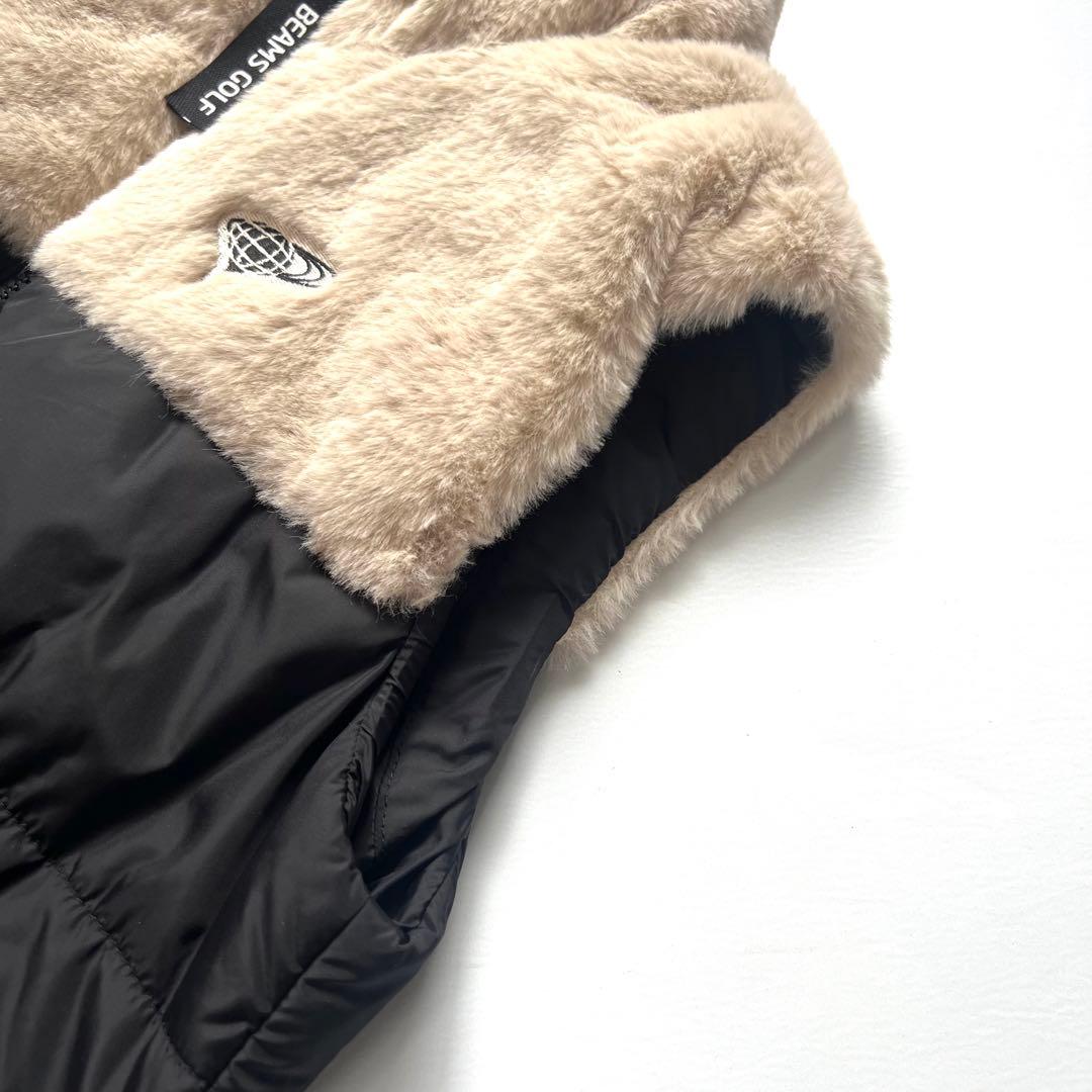 BEAMS GOLF ビームスゴルフ　ボア　ダウンワンピース　防寒　コート　S