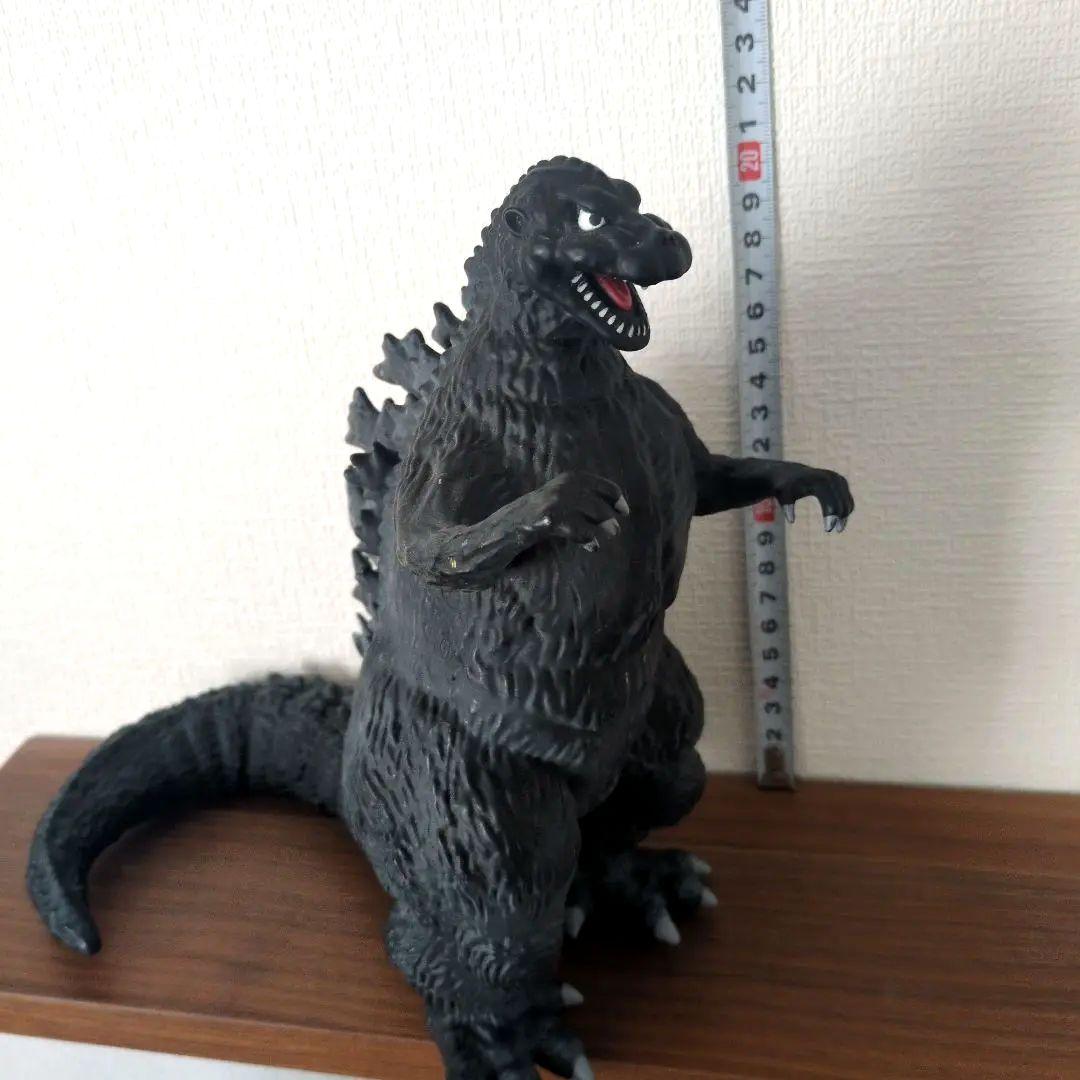 【希少】ゴジラ 大きい貯金箱 レトロ ソフビ