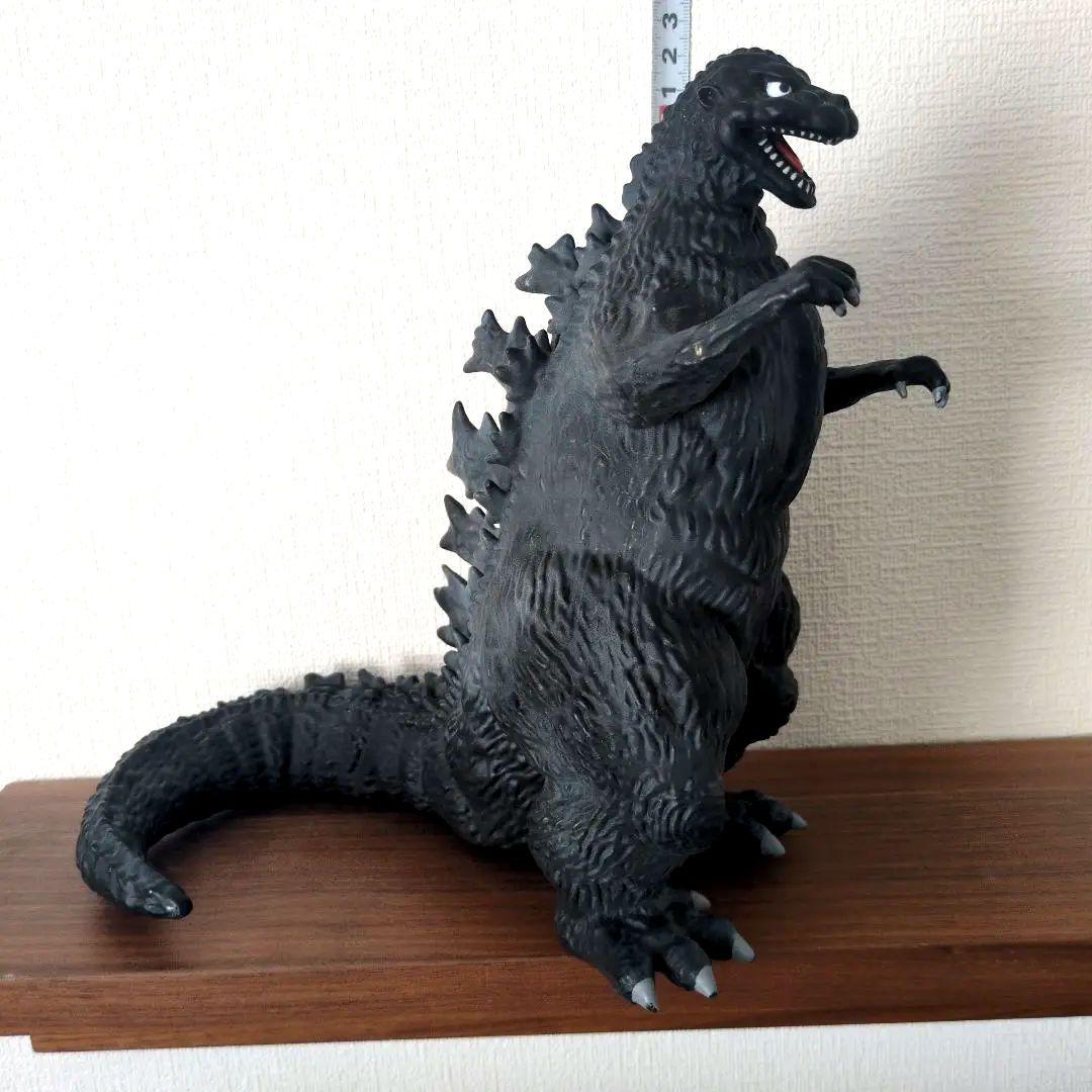【希少】ゴジラ 大きい貯金箱 レトロ ソフビ