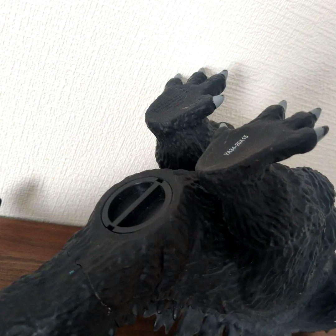【希少】ゴジラ 大きい貯金箱 レトロ ソフビ