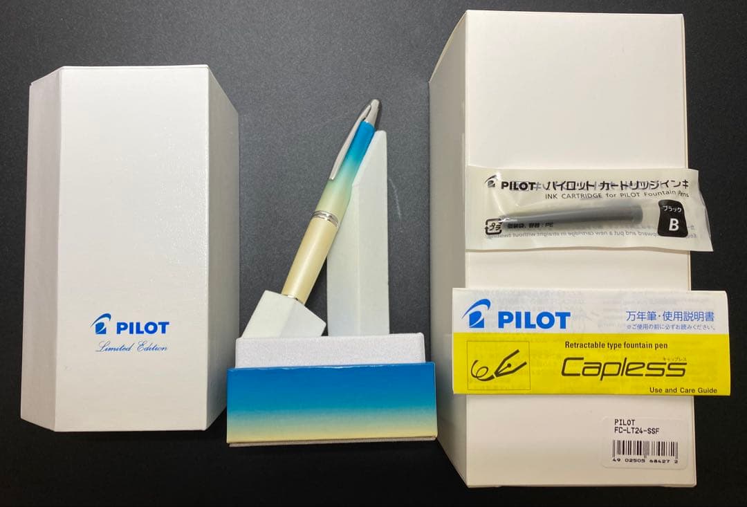 PILOT キャップレス 2024年限定色　シーショア　F 万年筆　新品未使用