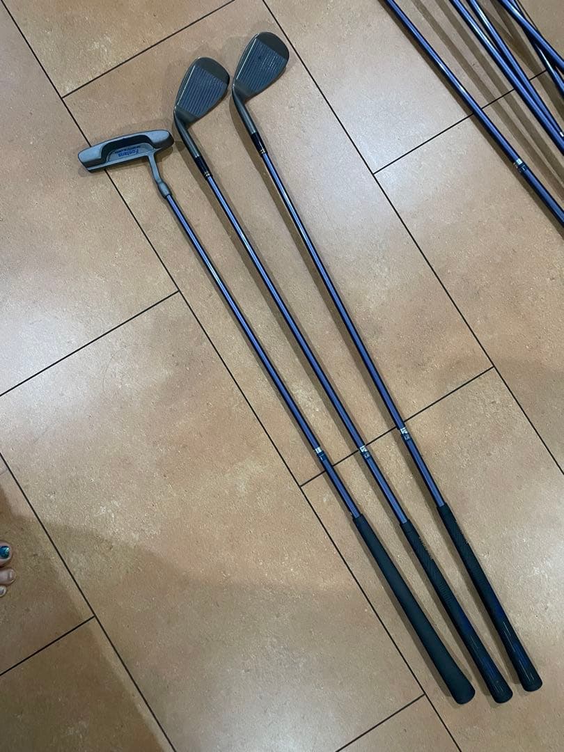 Le Coq Sportif キャディバッグ 青　ブリヂストンクラブ8点セット