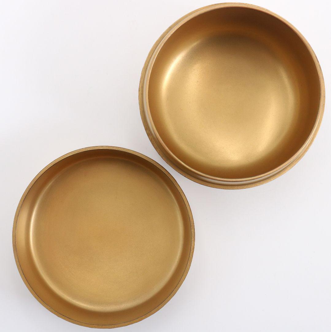 久世宗春作 四季草花金蒔絵 平棗 内金塗 梨子地 茶道具 共箱　DW947　N7