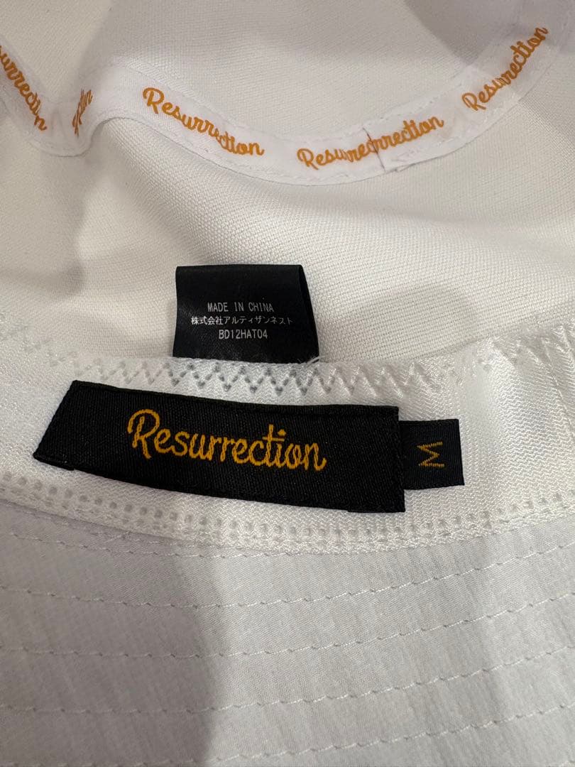 Resurrection バケットハット M ホワイト