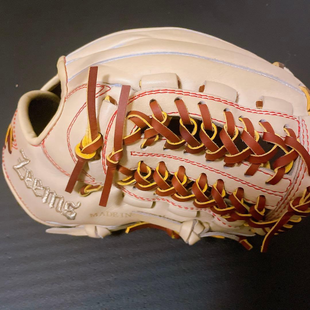 軟式グローブ　内野手用大　キャメル　ジームス