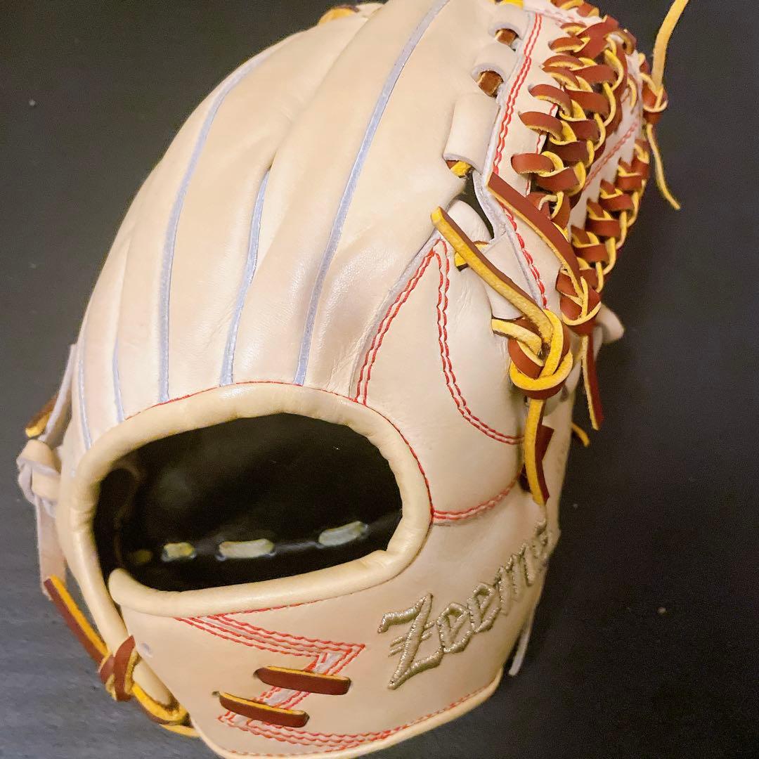 軟式グローブ　内野手用大　キャメル　ジームス