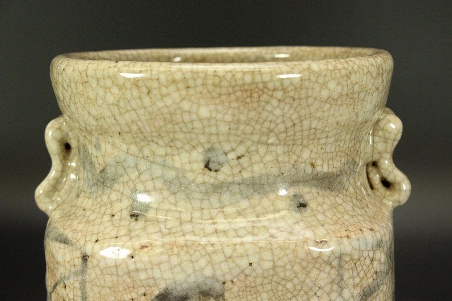 茶道具 絵志野 水指 時代物(ZE574)