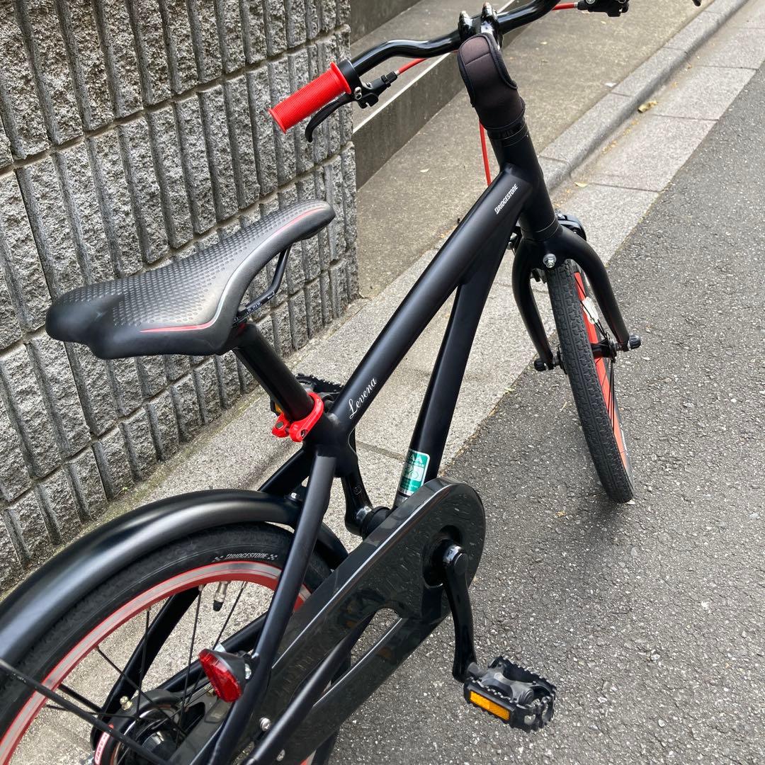ブリヂストンレベナ　キッズ自転車 18インチ ブラック BAA認証 手渡し限定