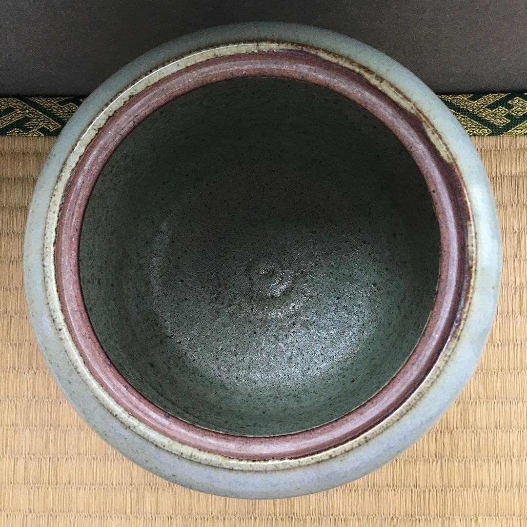 茶道具　水指　伊勢　美夜之窯　八木秀夫作　栞　共箱　S63MS