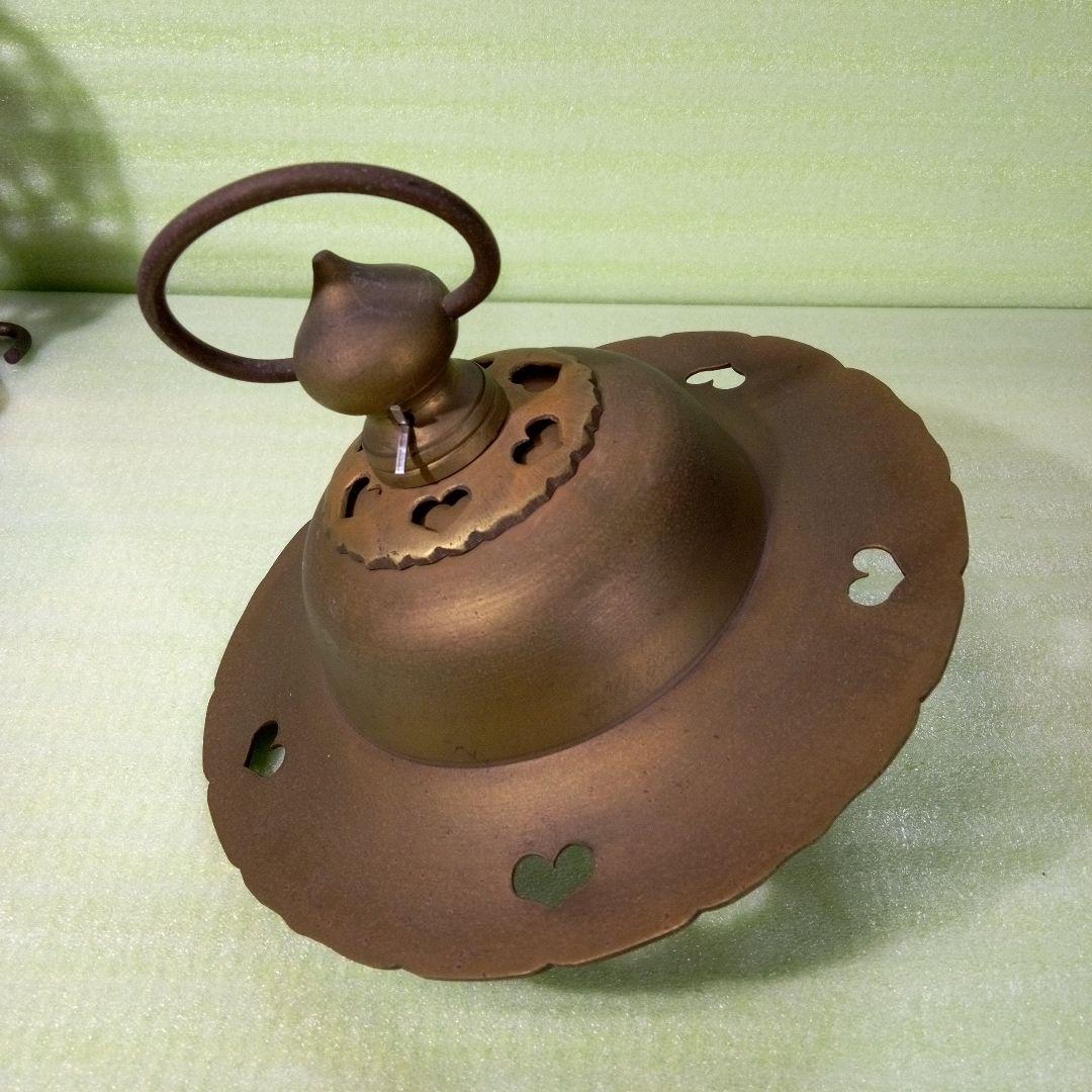 キャンドルホルダー　お灯明　ティーライトキャンドル　アンティーク　縦約５９センチ