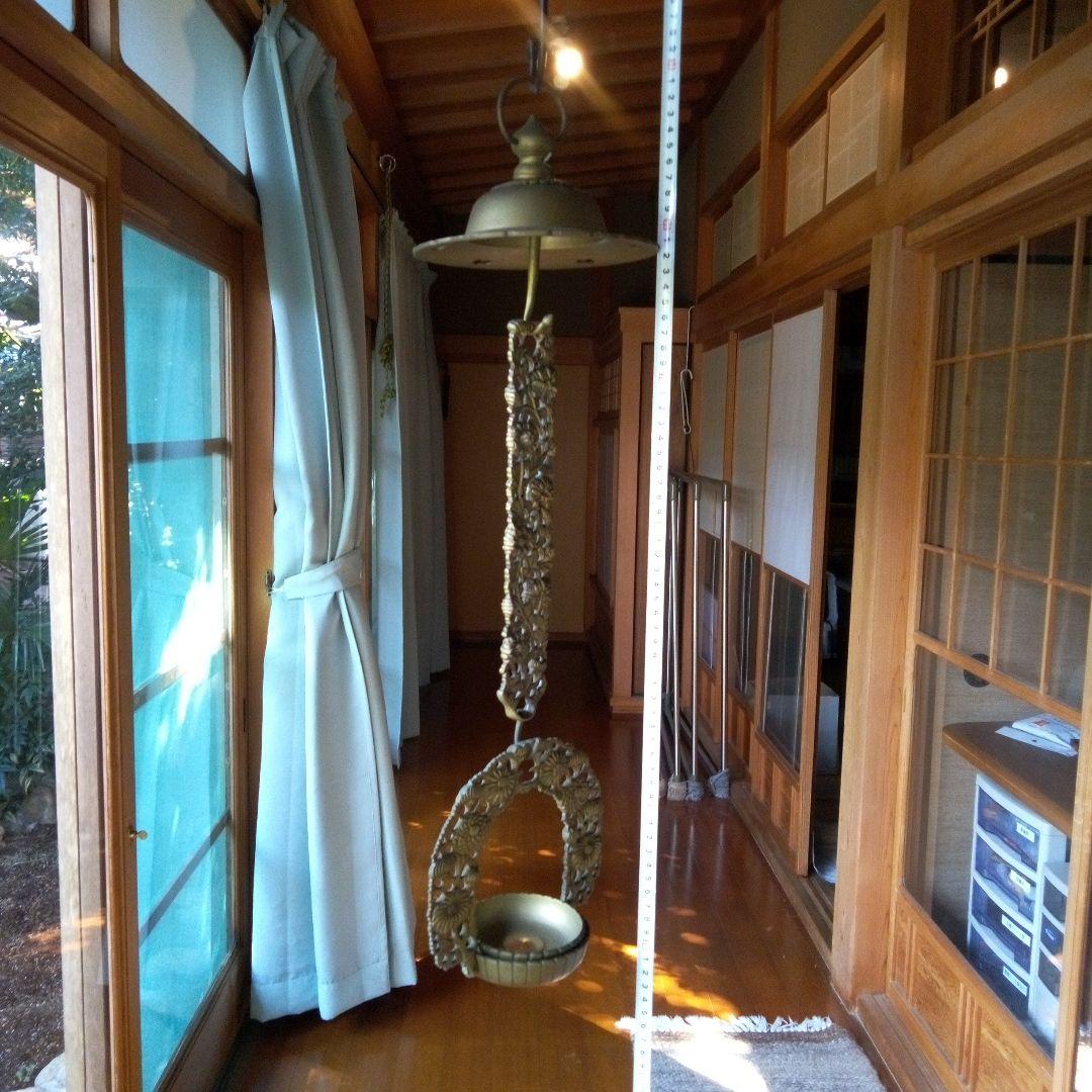 キャンドルホルダー　お灯明　ティーライトキャンドル　アンティーク　縦約５９センチ