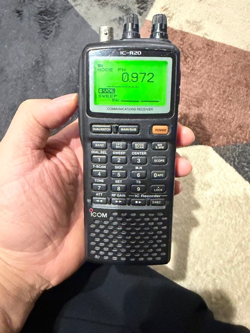 Icom IC-R20 通信受信機